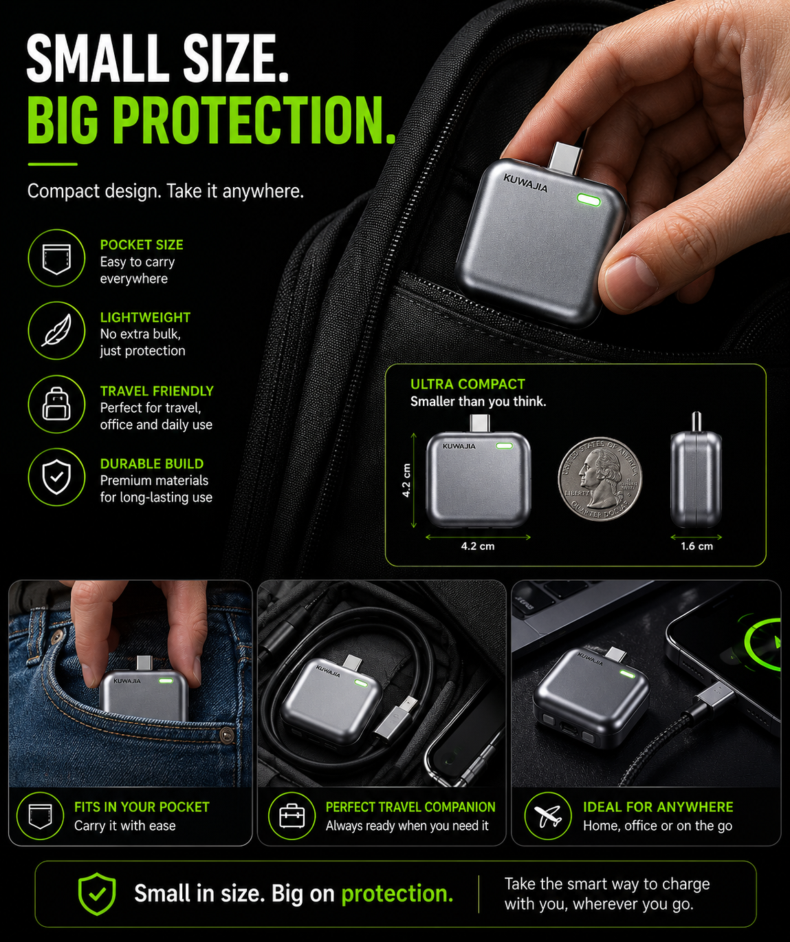Smart Full Charge Self-Cut Type-C Adapter