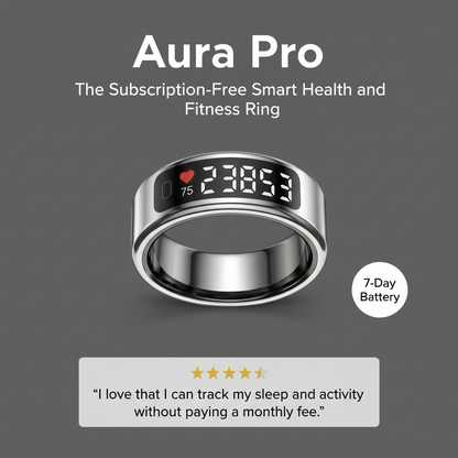 2026 Smart Ring Display Screen and Touch, Wireless Charging,Smart Control,Health