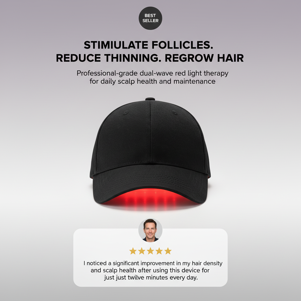 Hair Growth Cap Red Light Therapy Cap