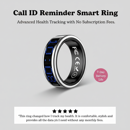 Smart Ring Heart Rate Blood Pressure Monitor Men Women